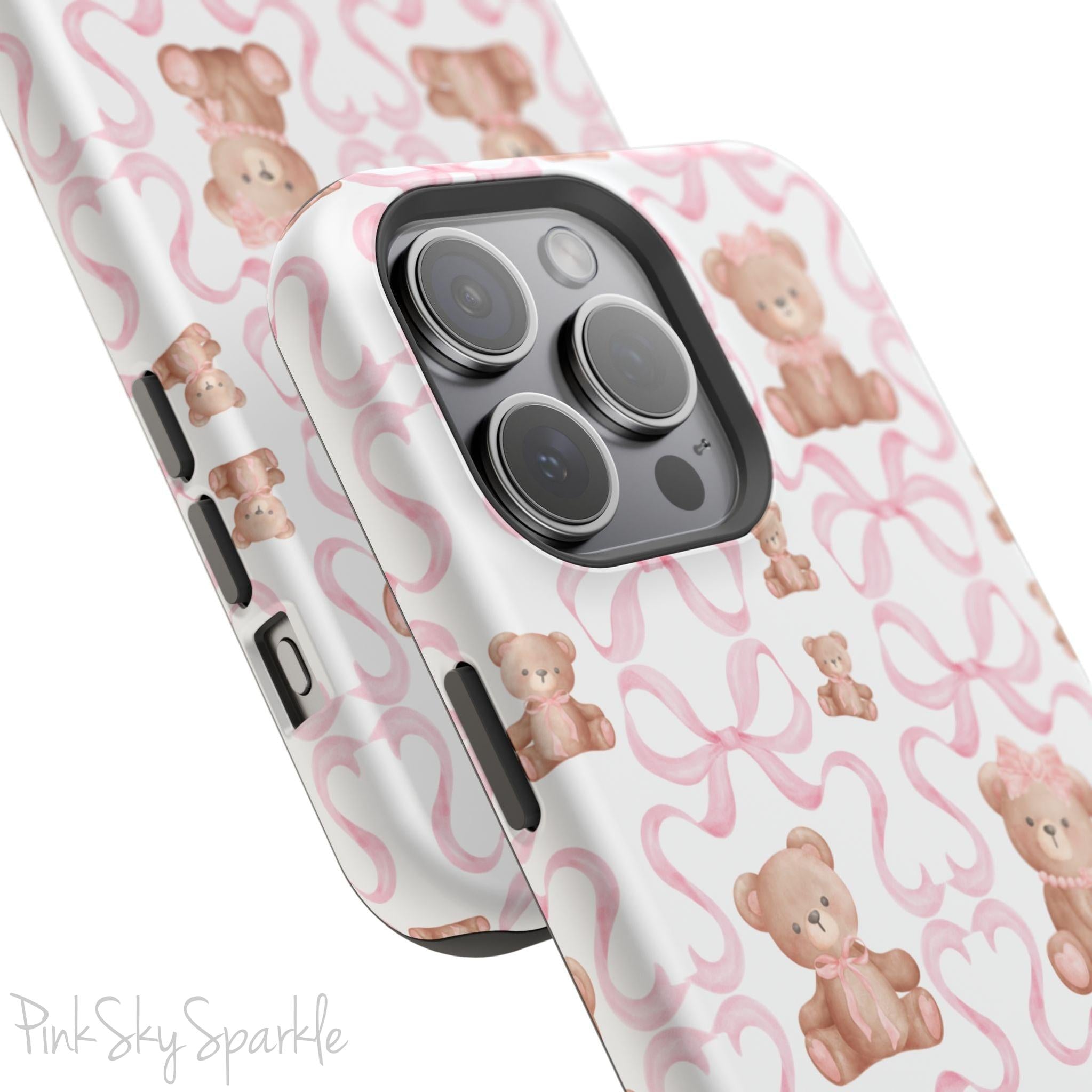 Teddy Bear Coquette Magnetic iPhone Case