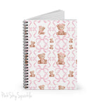 Teddy Bear Coquette Spiral Notebook