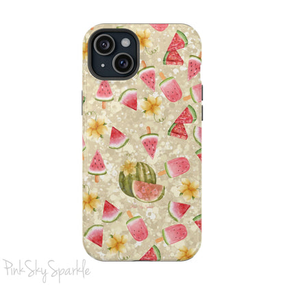 Watermelon Glow Magnetic iPhone Case