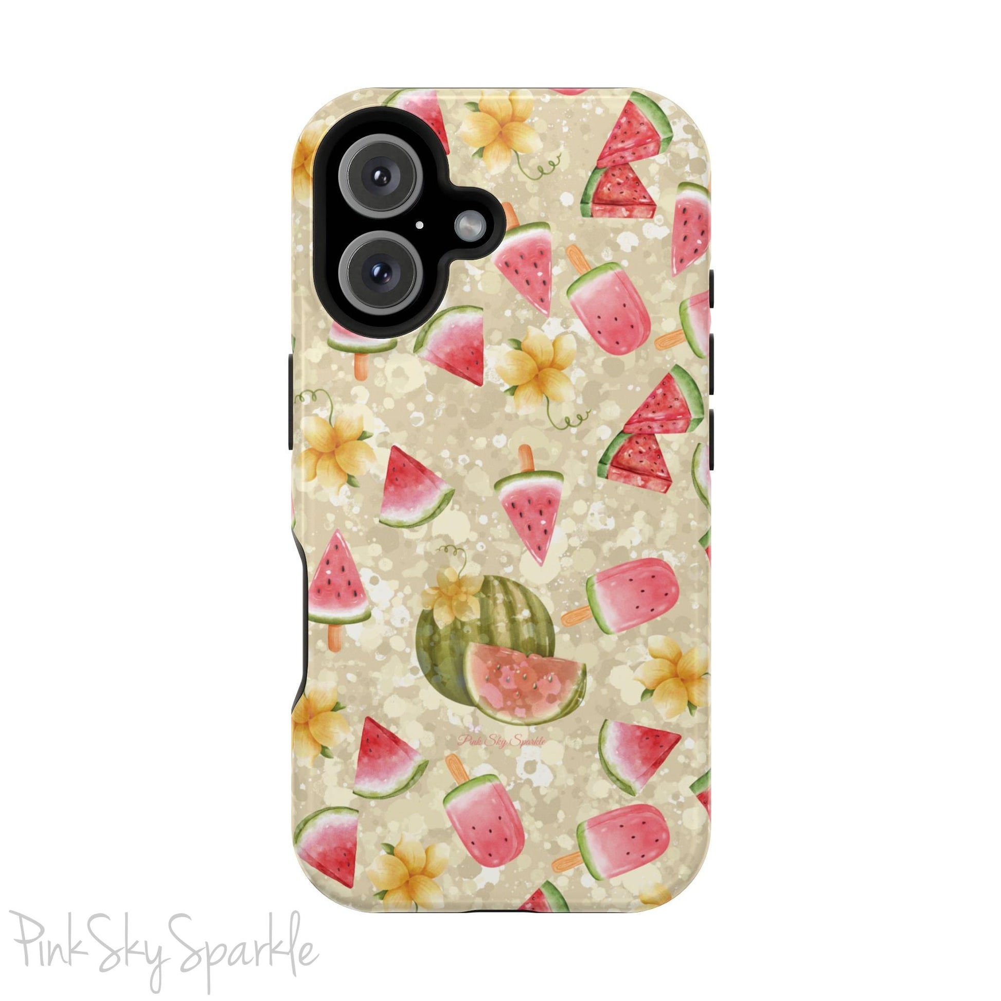 Watermelon Glow Magnetic iPhone Case