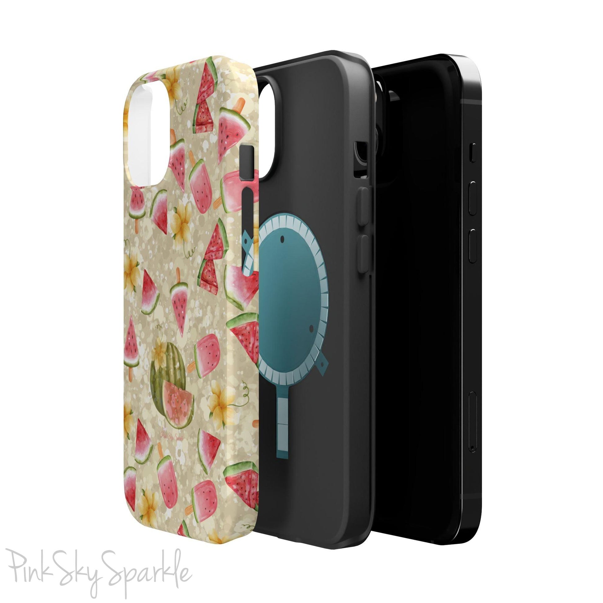 Watermelon Glow Magnetic iPhone Case