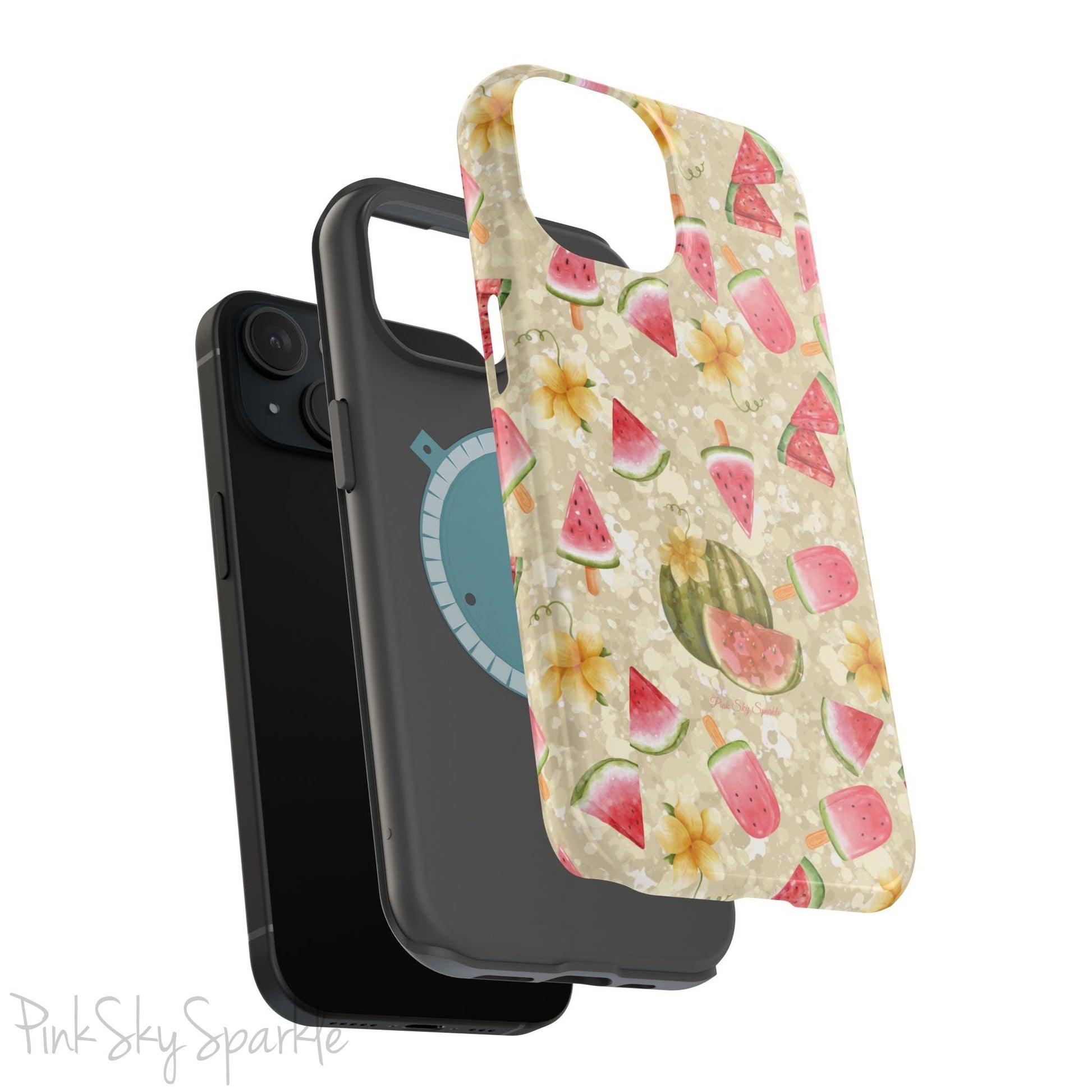 Watermelon Glow Magnetic iPhone Case