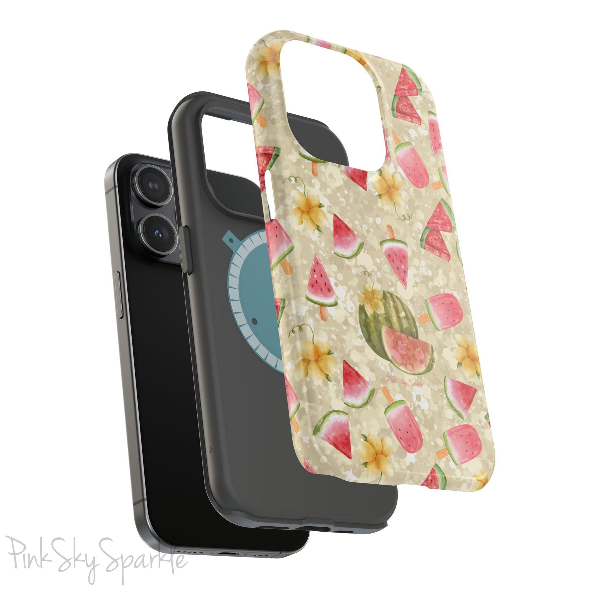 Watermelon Glow Magnetic iPhone Case