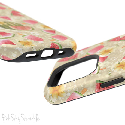 Watermelon Glow Magnetic iPhone Case