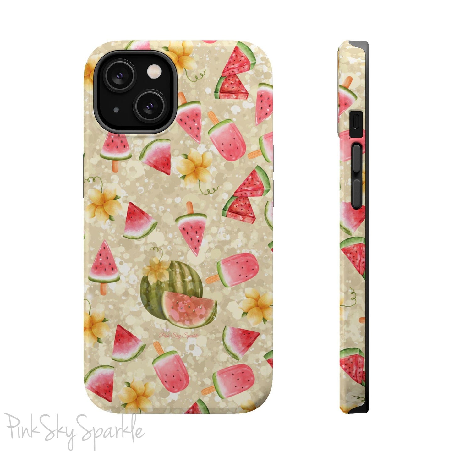Watermelon Glow Magnetic iPhone Case