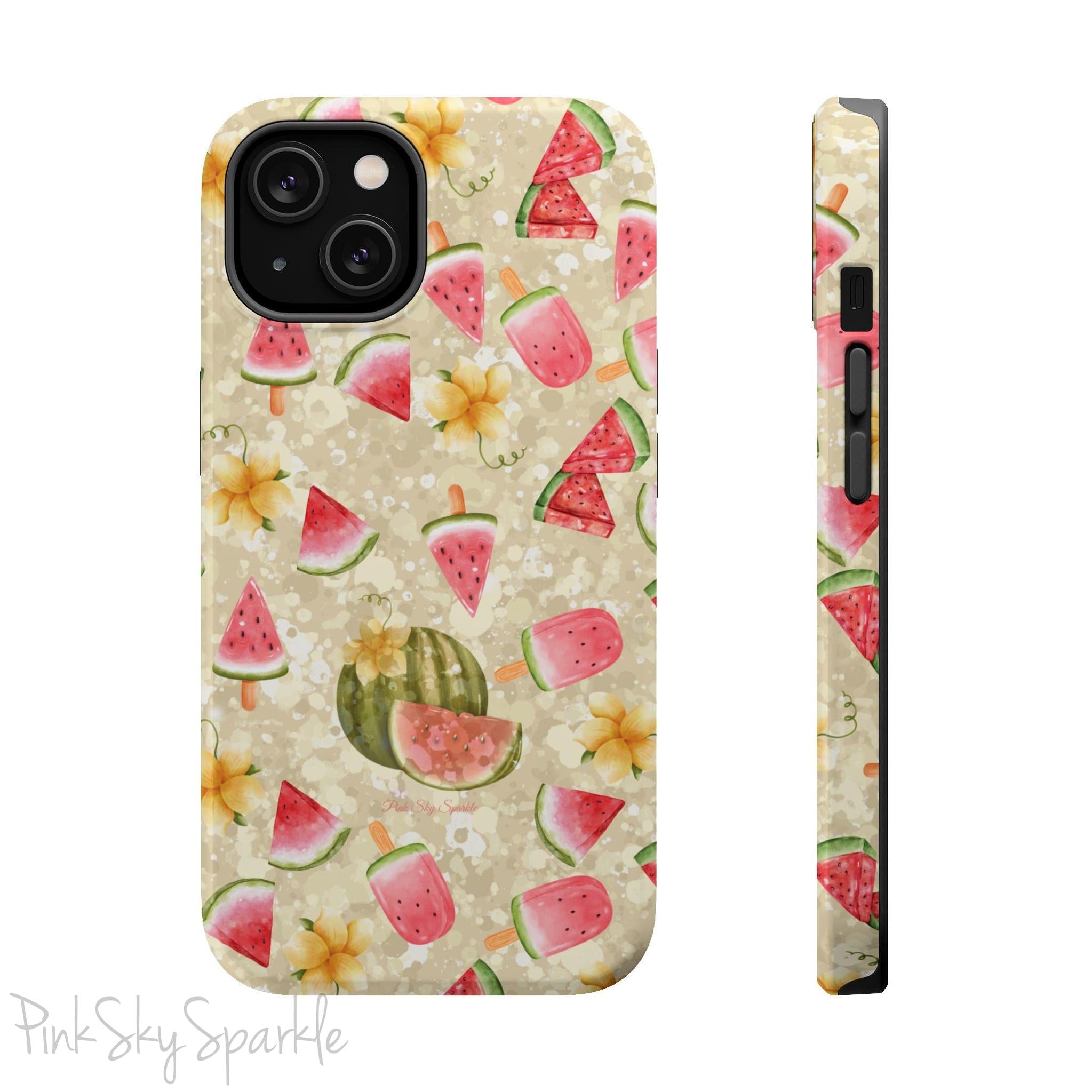 Watermelon Glow Magnetic iPhone Case