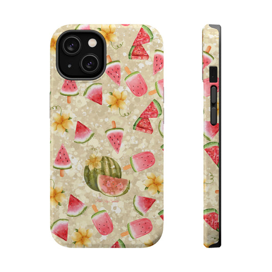 Watermelon Glow Magnetic iPhone Case