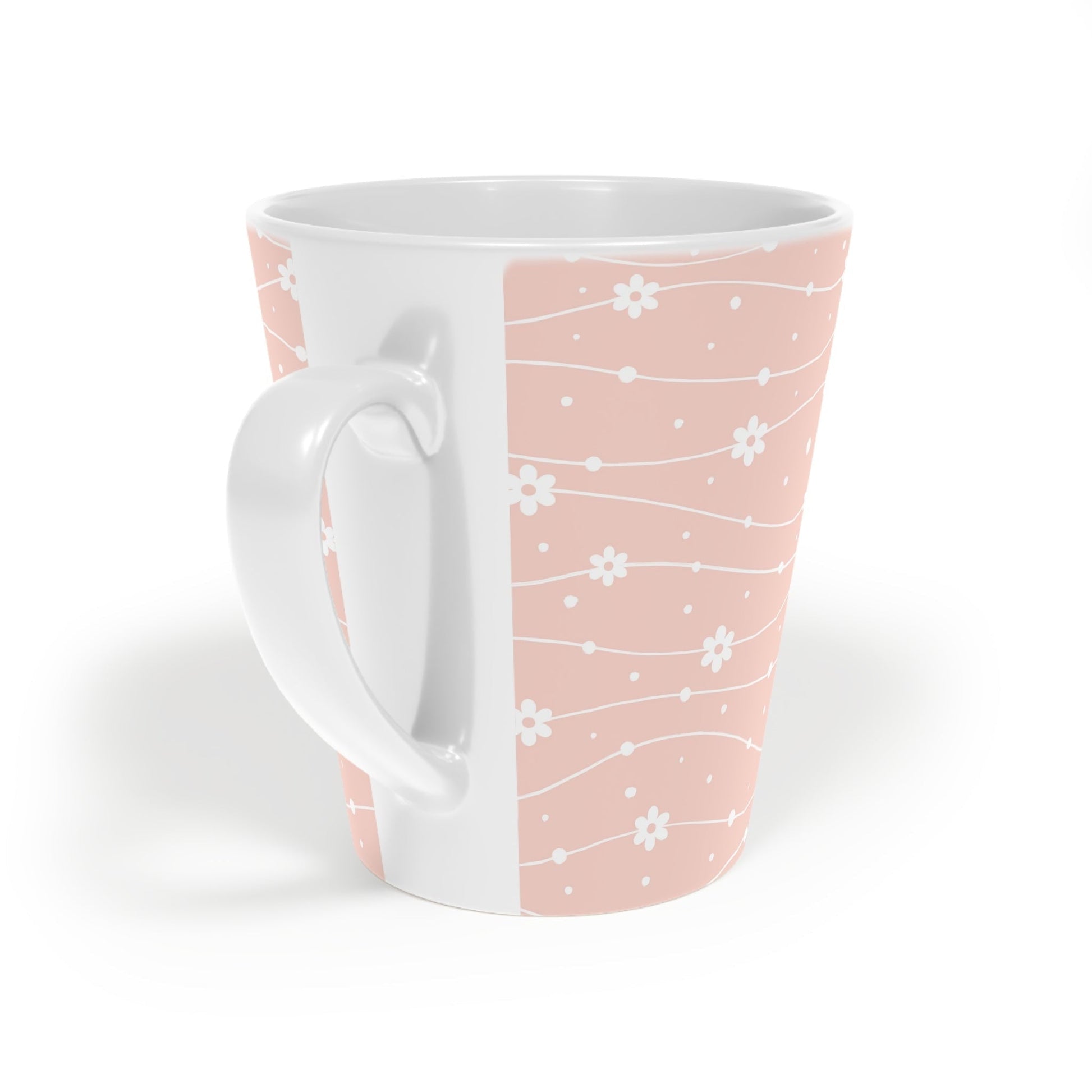 Wavy Daisy Latte Mug