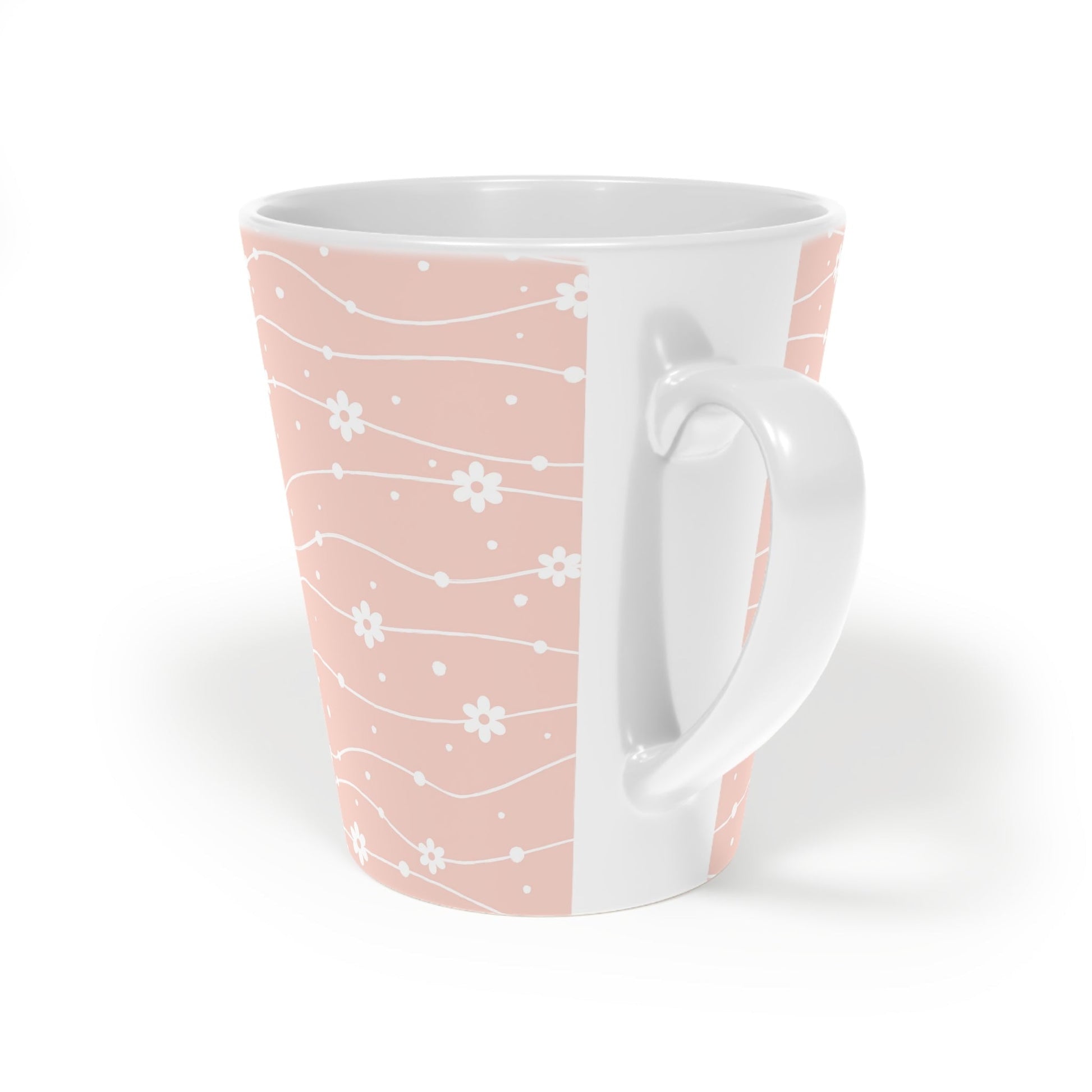 Wavy Daisy Latte Mug