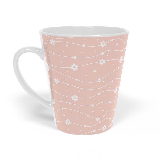 Wavy Daisy Latte Mug