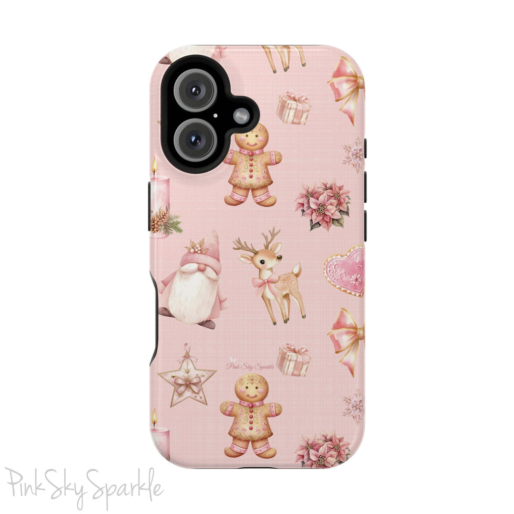 Whimsical Holiday Cheer Magnetic iPhone Case