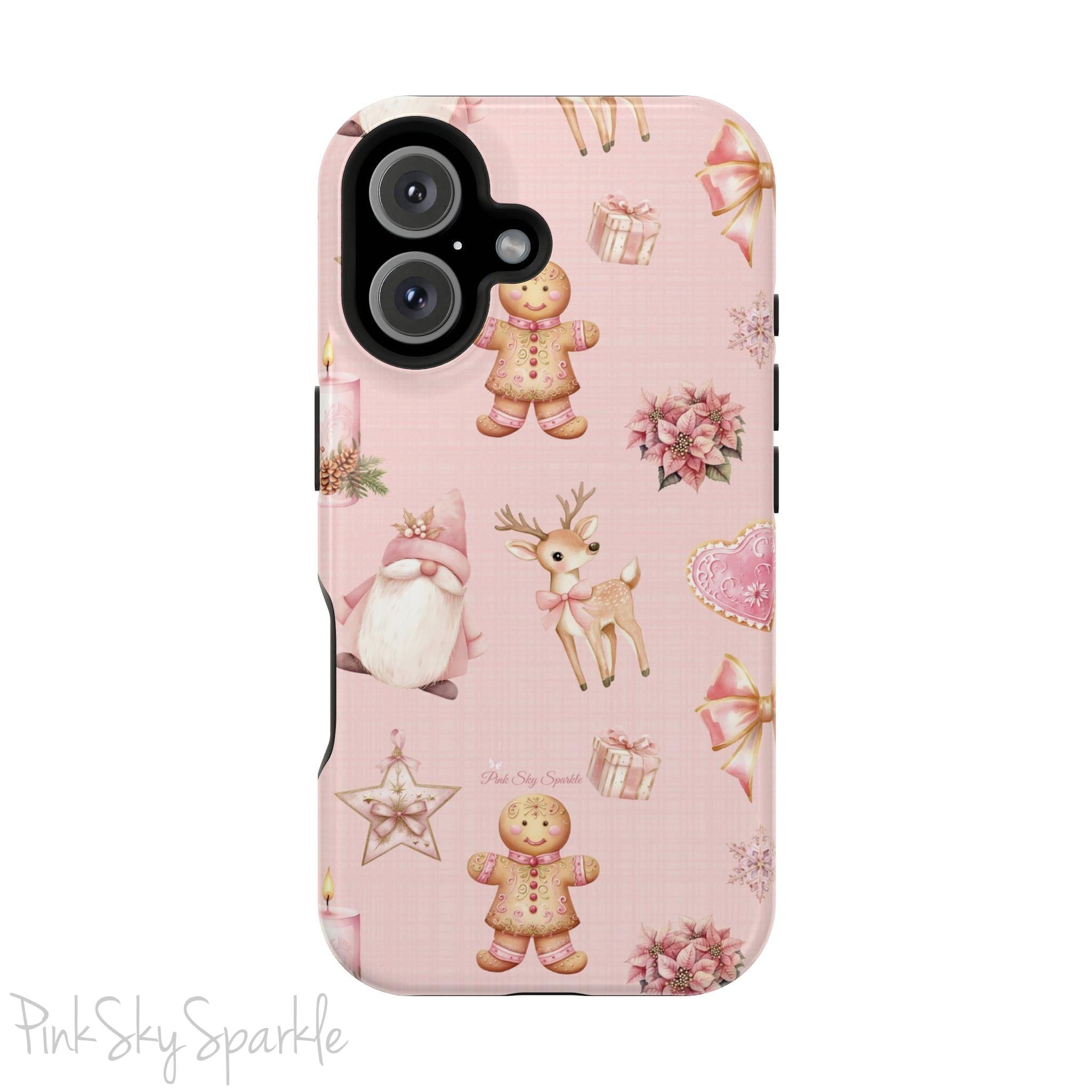 Whimsical Holiday Cheer Magnetic iPhone Case