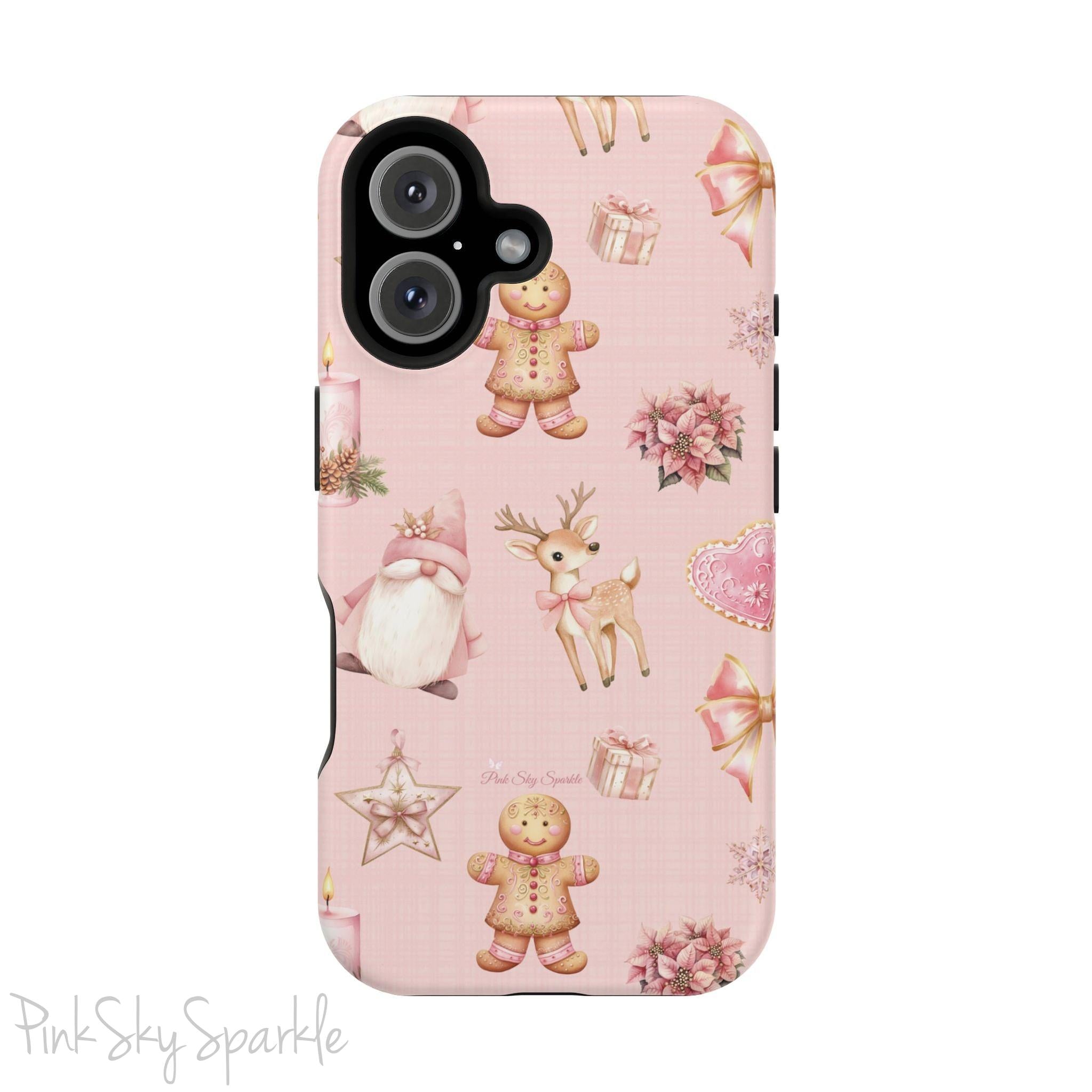 Whimsical Holiday Cheer Magnetic iPhone Case