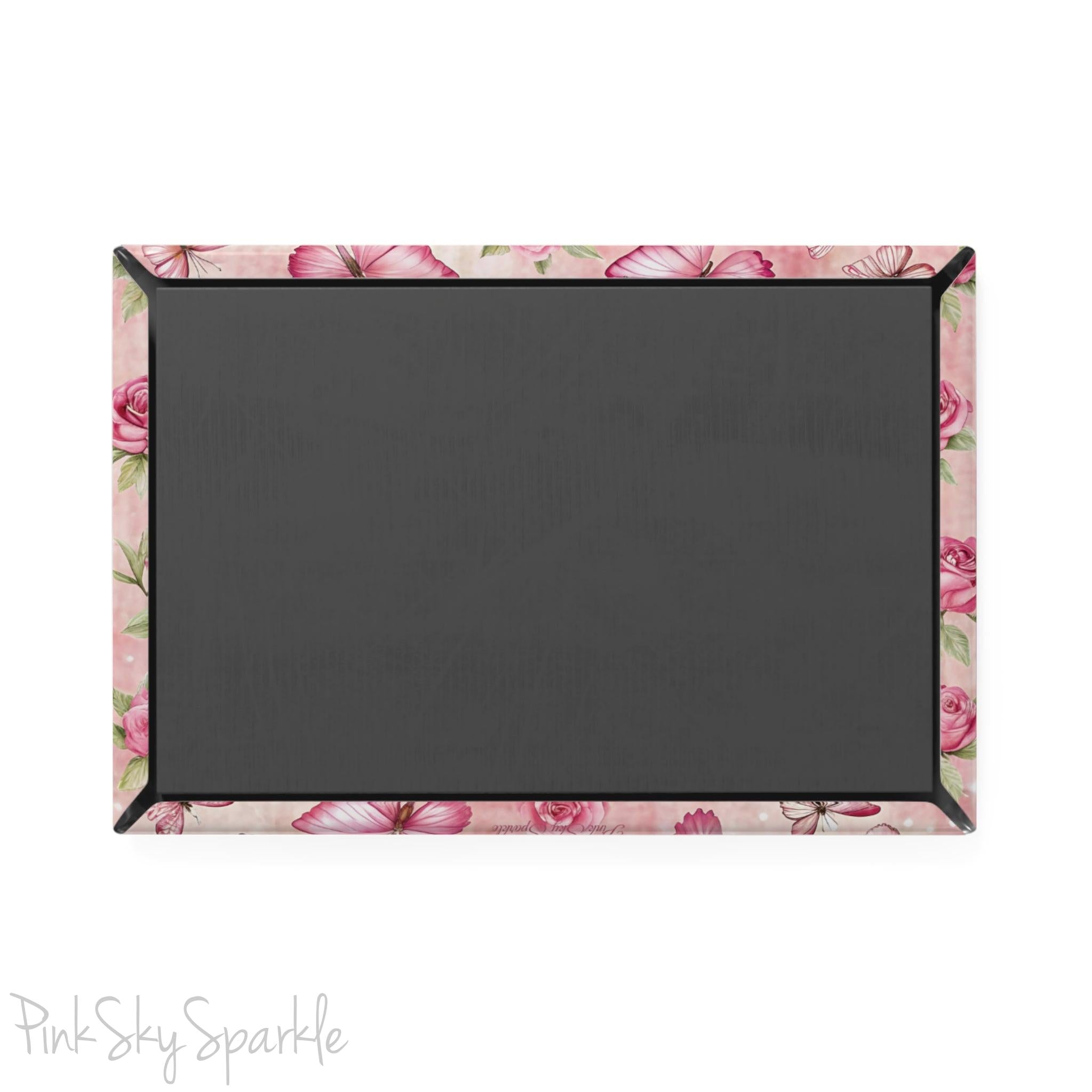 Whimsical Garden Rectangle Button Magnet