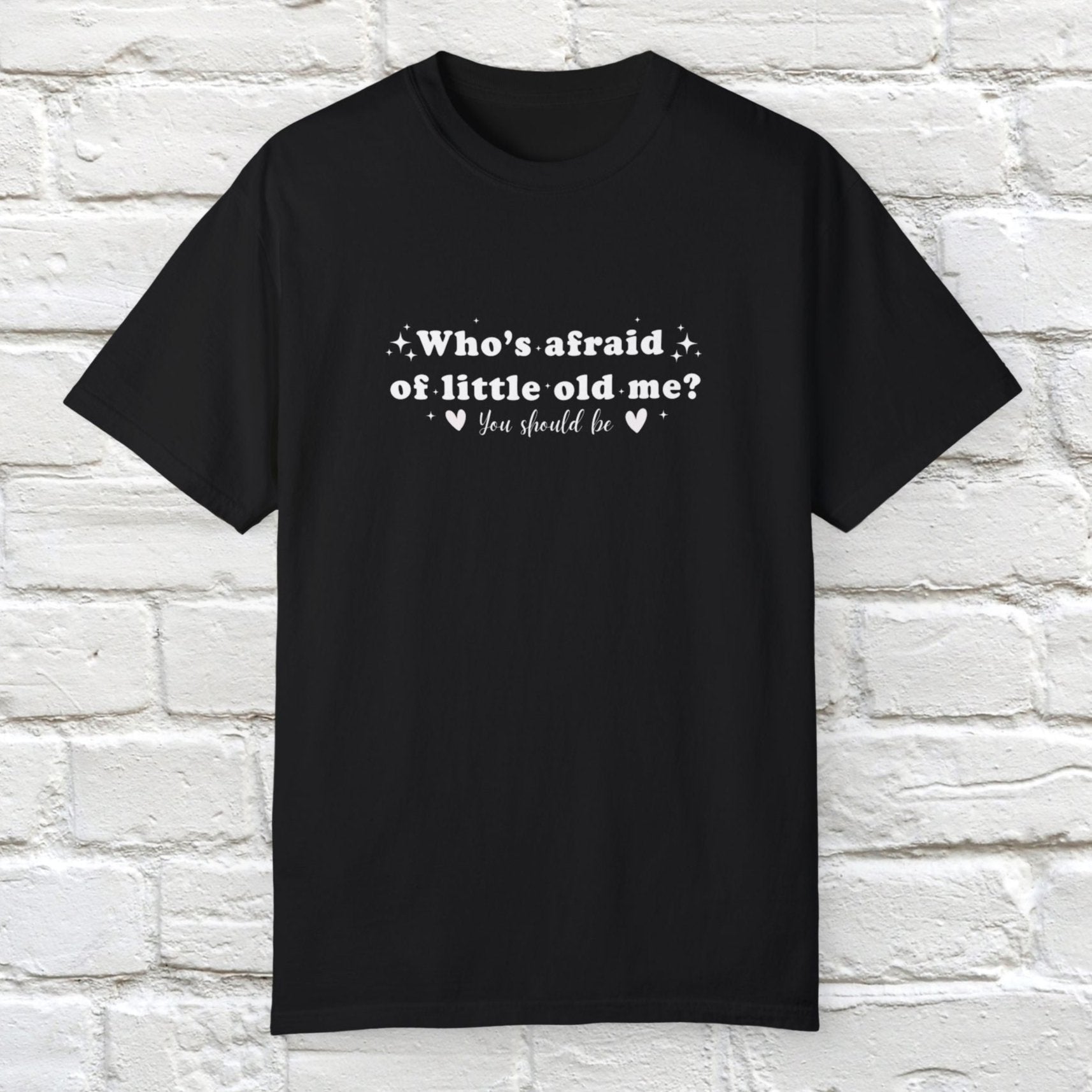 Who's Afraid T-shirt_Black