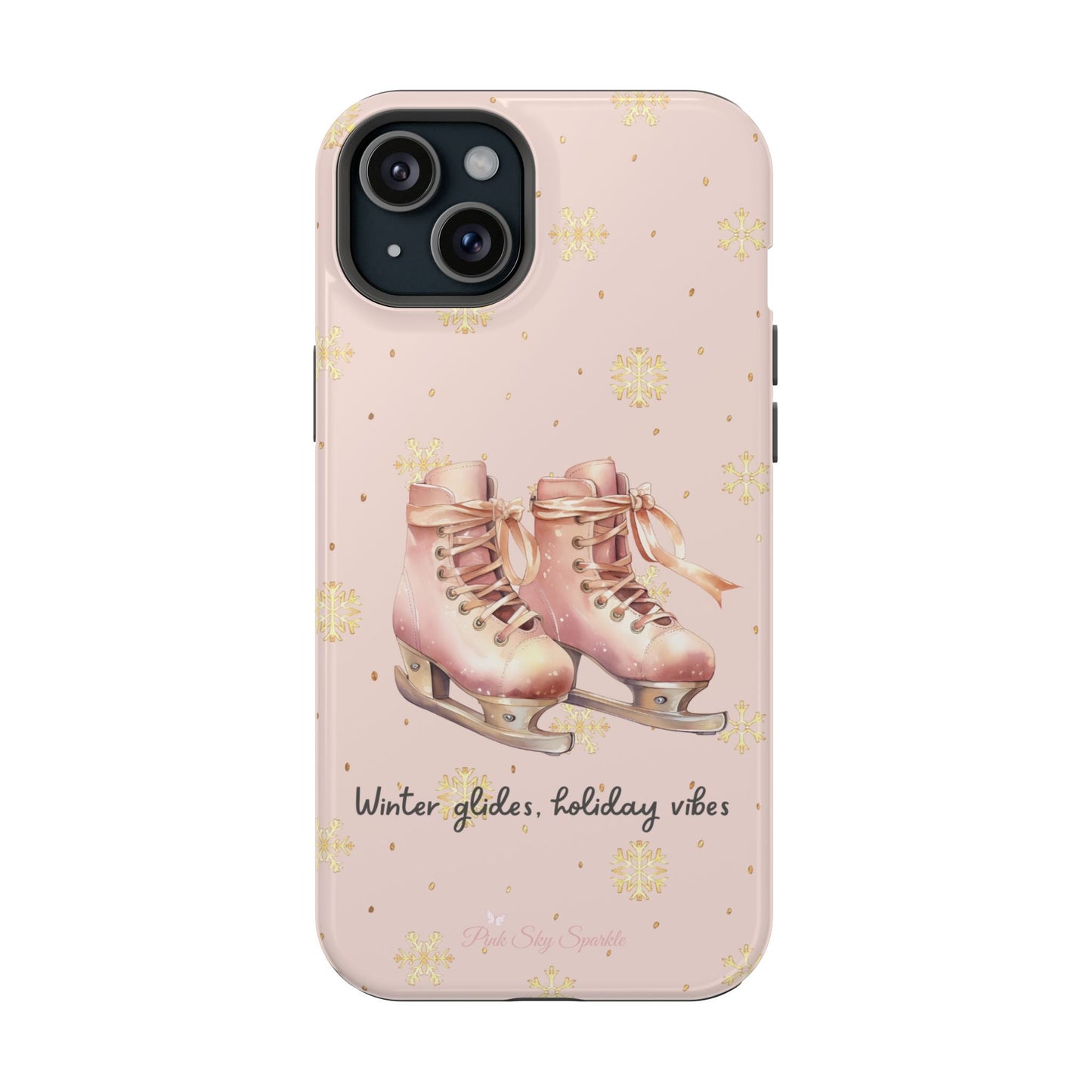 Winter Glides, Holiday Vibes Magnetic iPhone Case