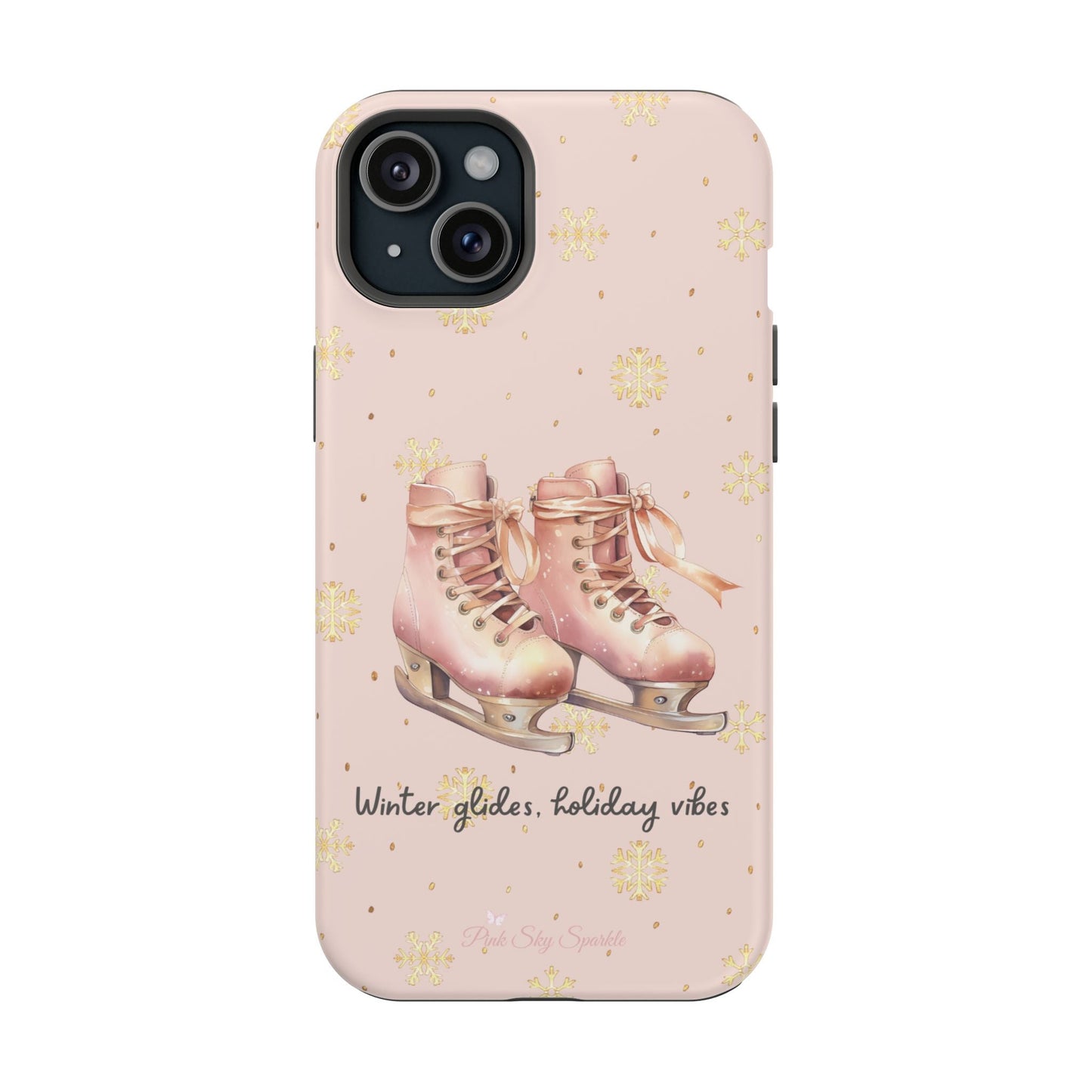 Winter Glides, Holiday Vibes Magnetic iPhone Case