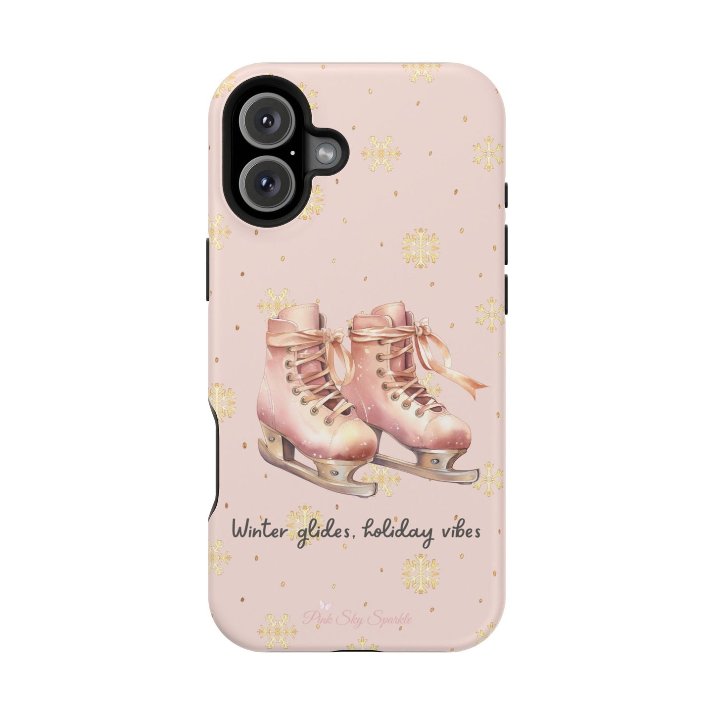 Winter Glides, Holiday Vibes Magnetic iPhone Case